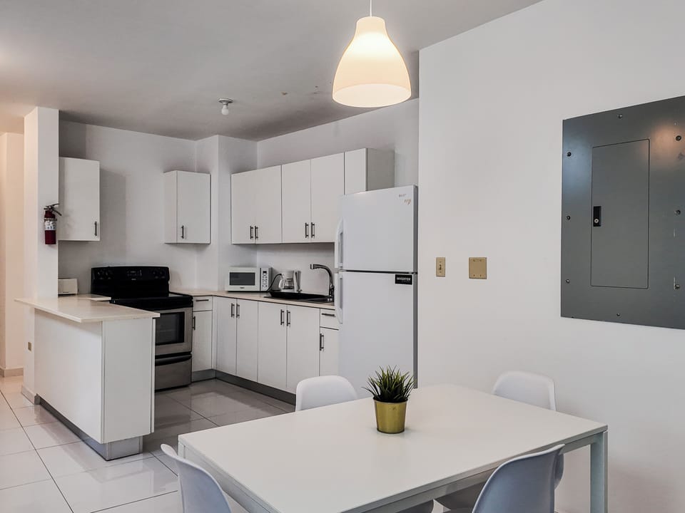 Basic Double Room Single Use | Private kitchen | Coffee/tea maker, cookware/dishes/utensils
