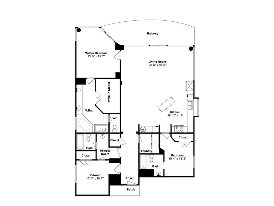 Lagoon Tower Floor Plan