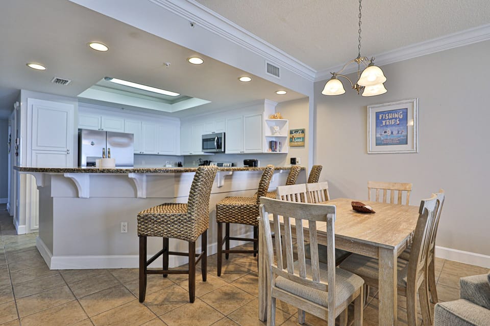 Dining table.