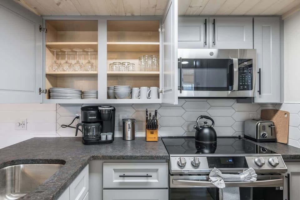 Kitchen Includes Basic Dining Essentials & Cookware
