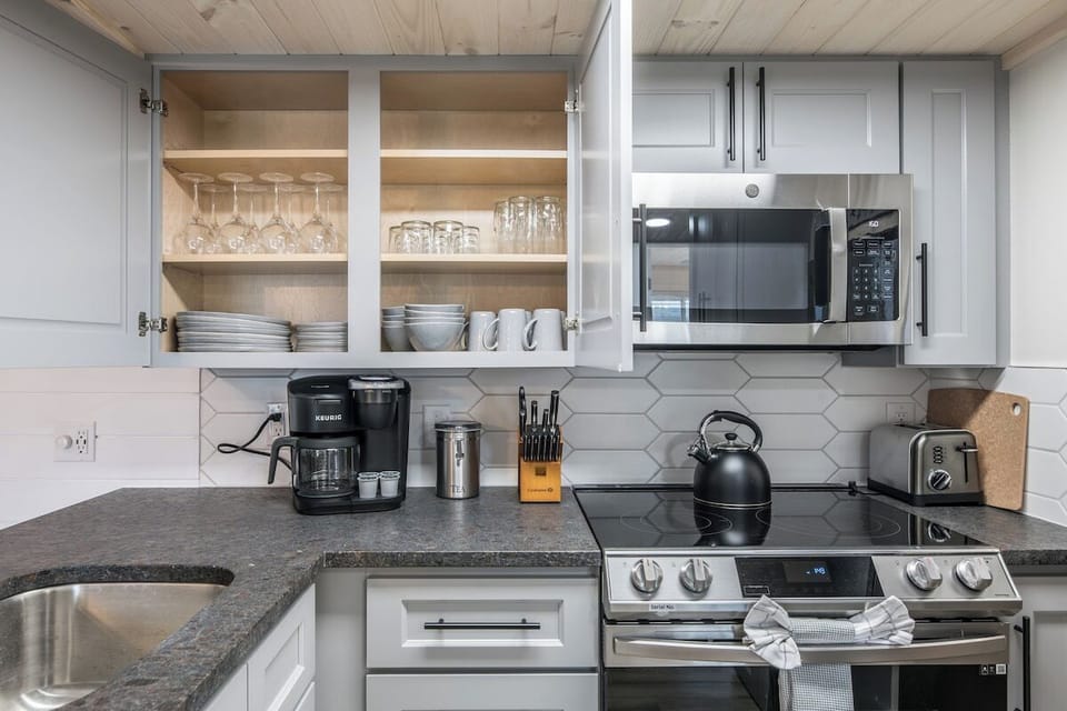 Kitchen Includes Basic Dining Essentials & Cookware