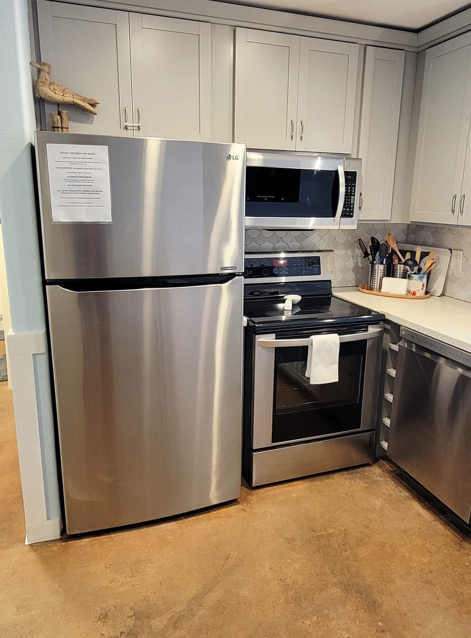 Basic cookware, soaps, and paper products are included with your stay.