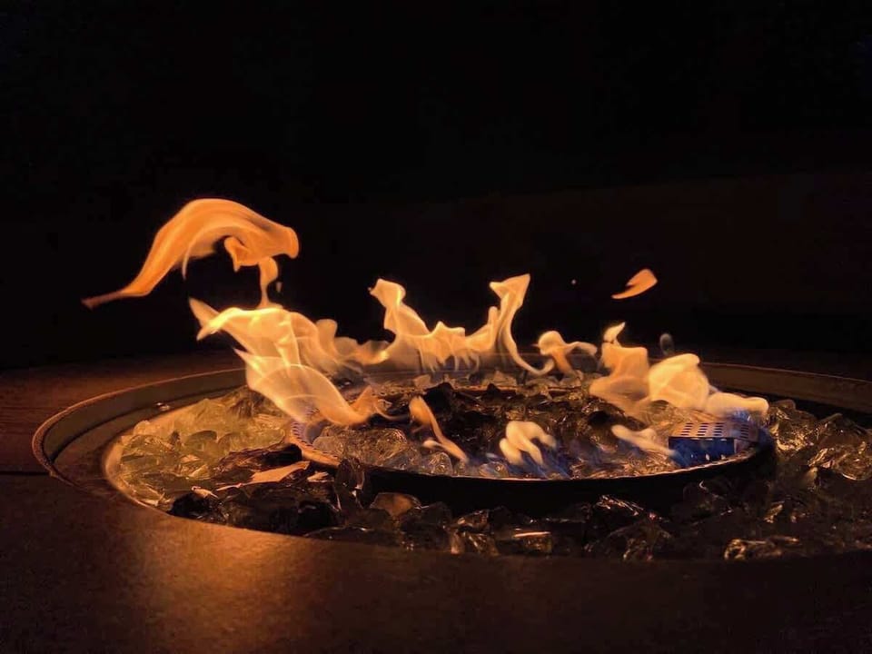 Fire-pit on the rooftop! 