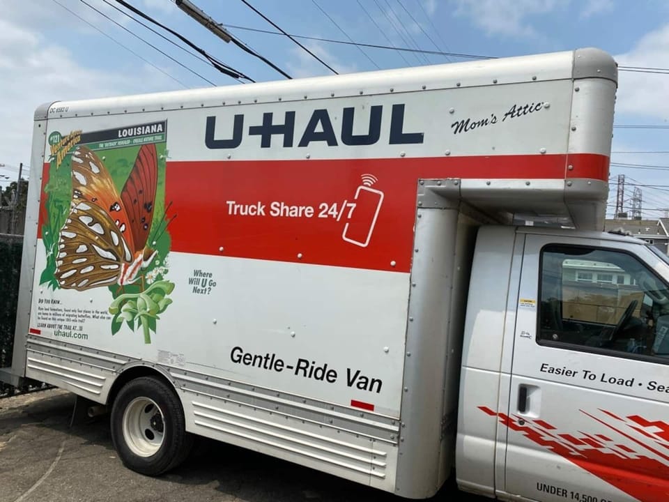 Our gated parking spot can easily fit your U-Haul.