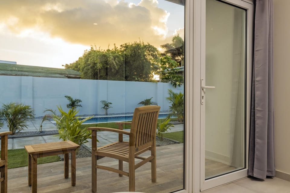 Enjoy outdoor in this extra seating.