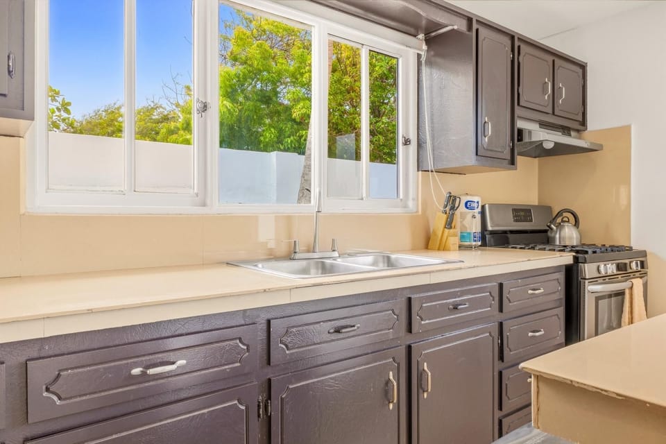 Immerse yourself in relaxation in this inviting and well-appointed bathroom