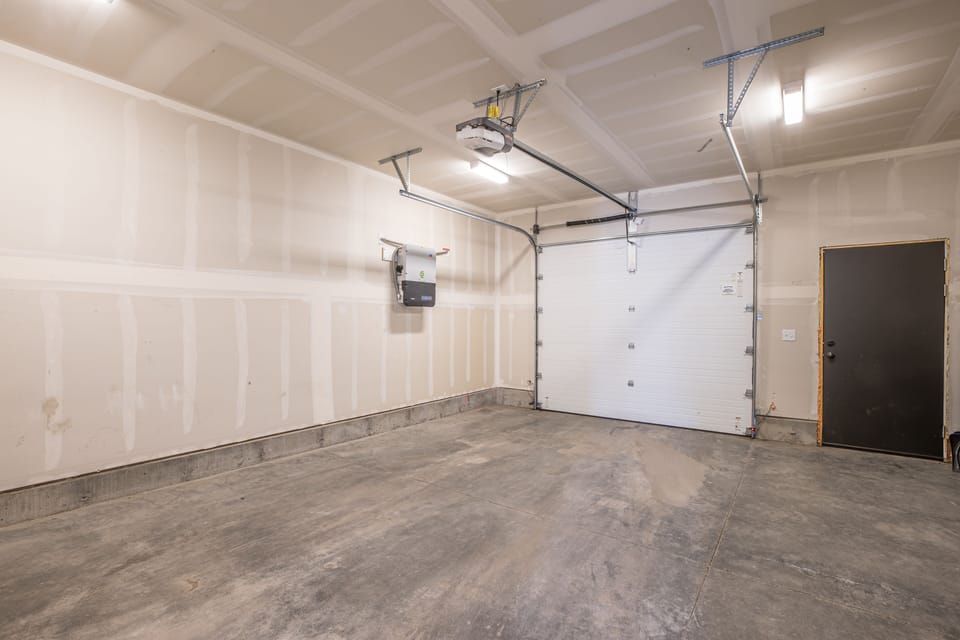 Private parking in the garage