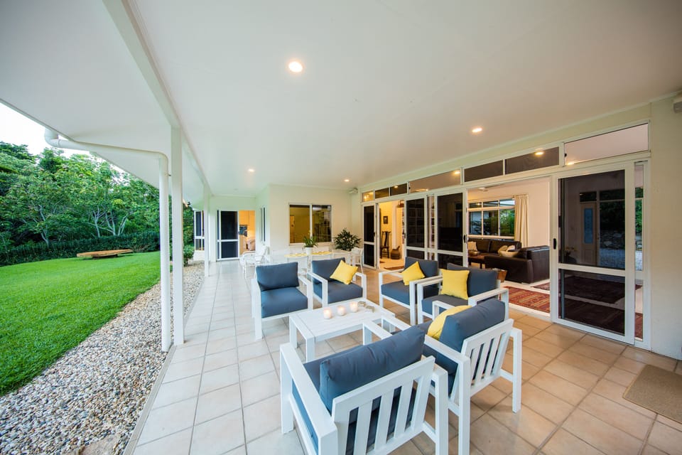 Outdoor living and dining at its best