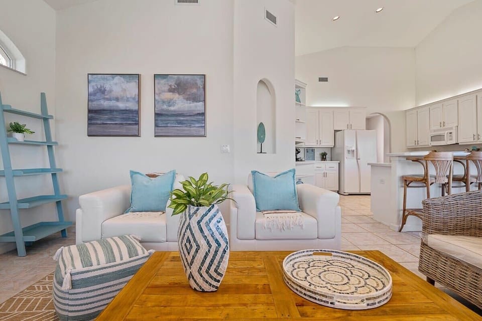 Bright, airy retreat blending comfort and sophistication
