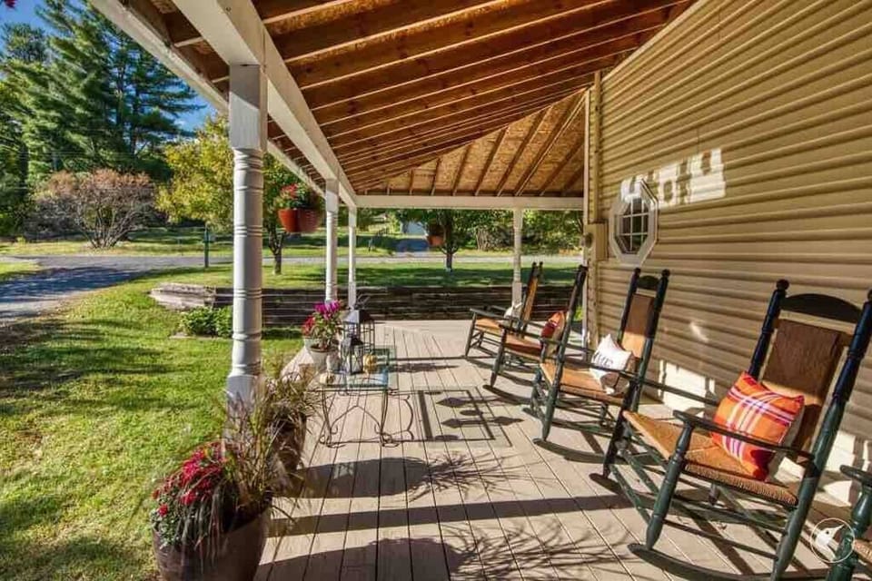 Enjoy the porch while sipping on your morning coffee or tea!