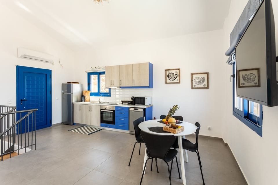 A kitchen with all the essentials for your cooking needs.