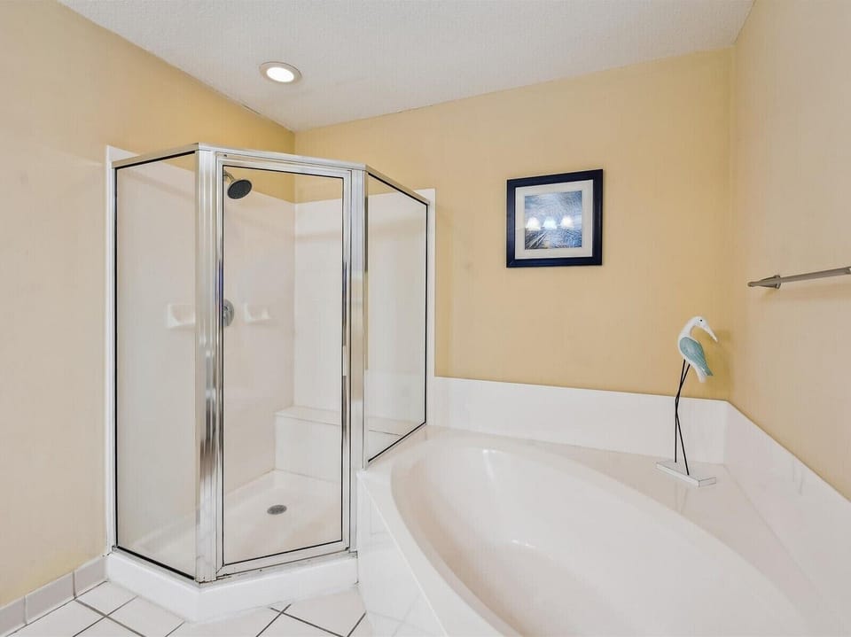 Master Bathroom with Separate Tub and Shower at 2104 SeaCrest