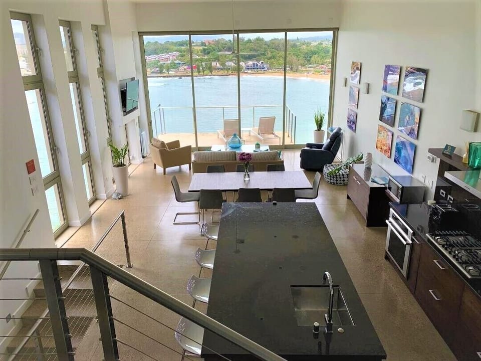 Main living area: View from loft