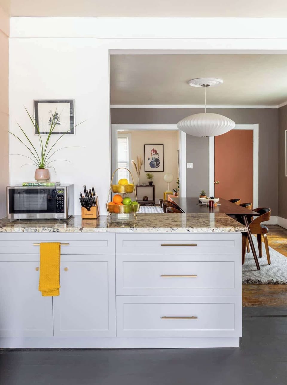Open floor-plan provides the vibes to host and hang
