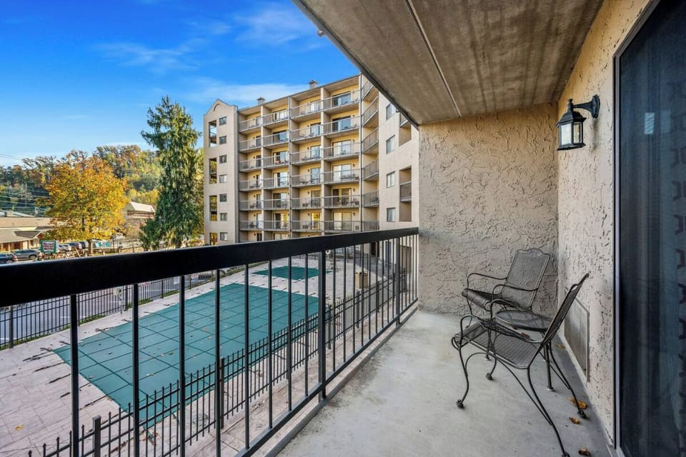 Heart of Gatlinburg's resort view form the balcony