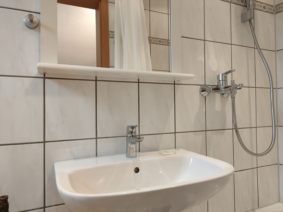 Standard Single Room | Bathroom | Hair dryer, towels