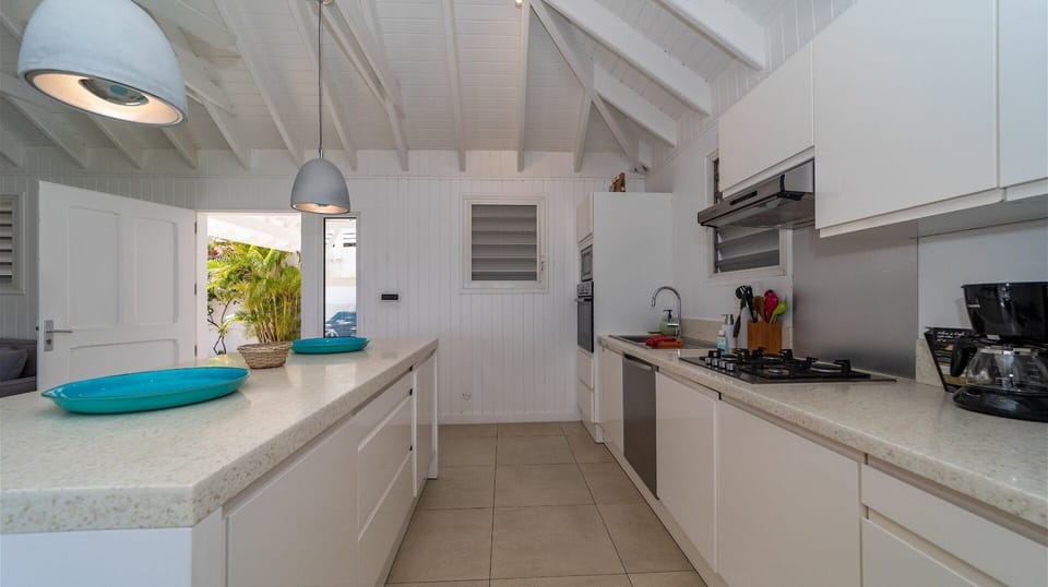 Living Area & Kitchen