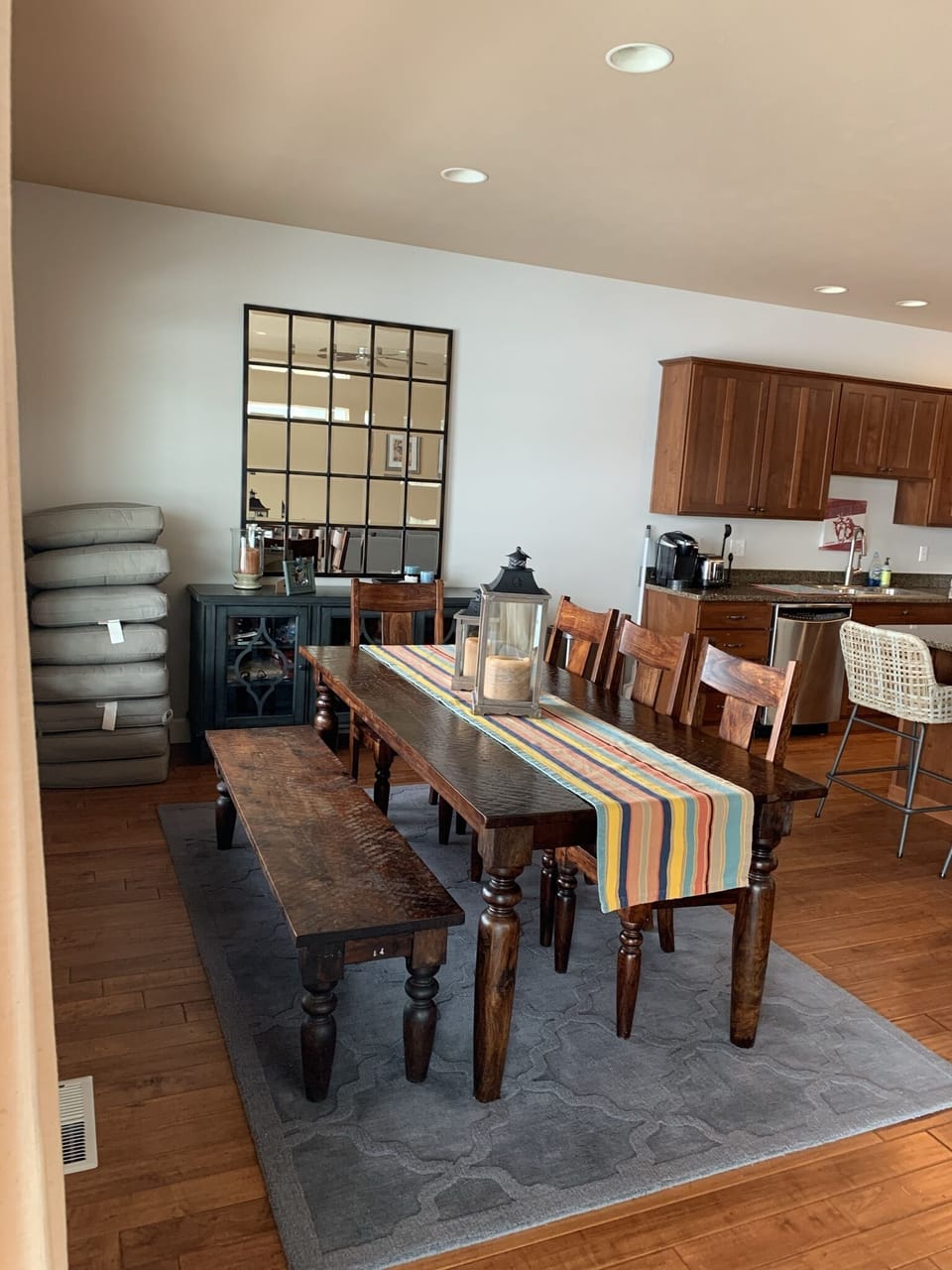 Open dining area