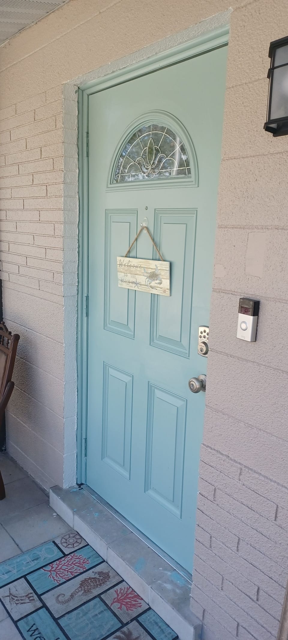 The front door