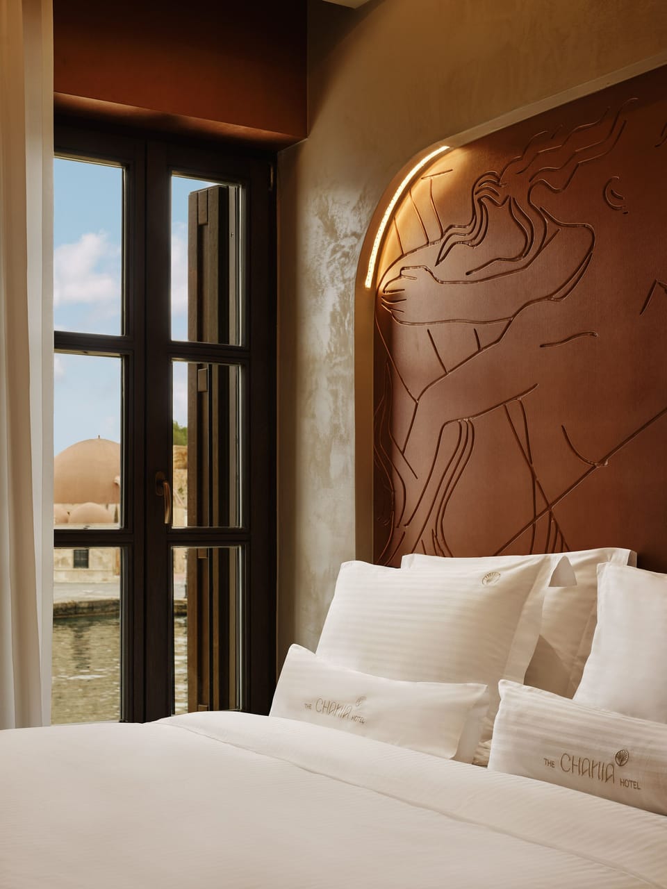 Deluxe Double Room, Sea View | In-room safe, desk, laptop workspace, blackout drapes