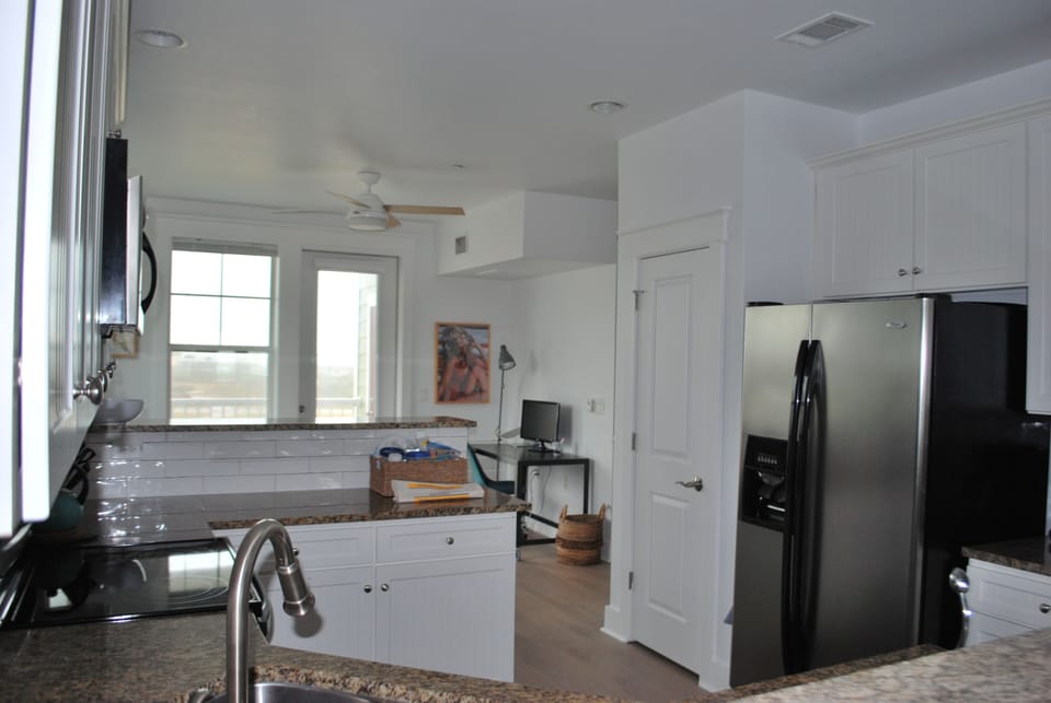 Kitchen is ready for all meals or just quick snacks.