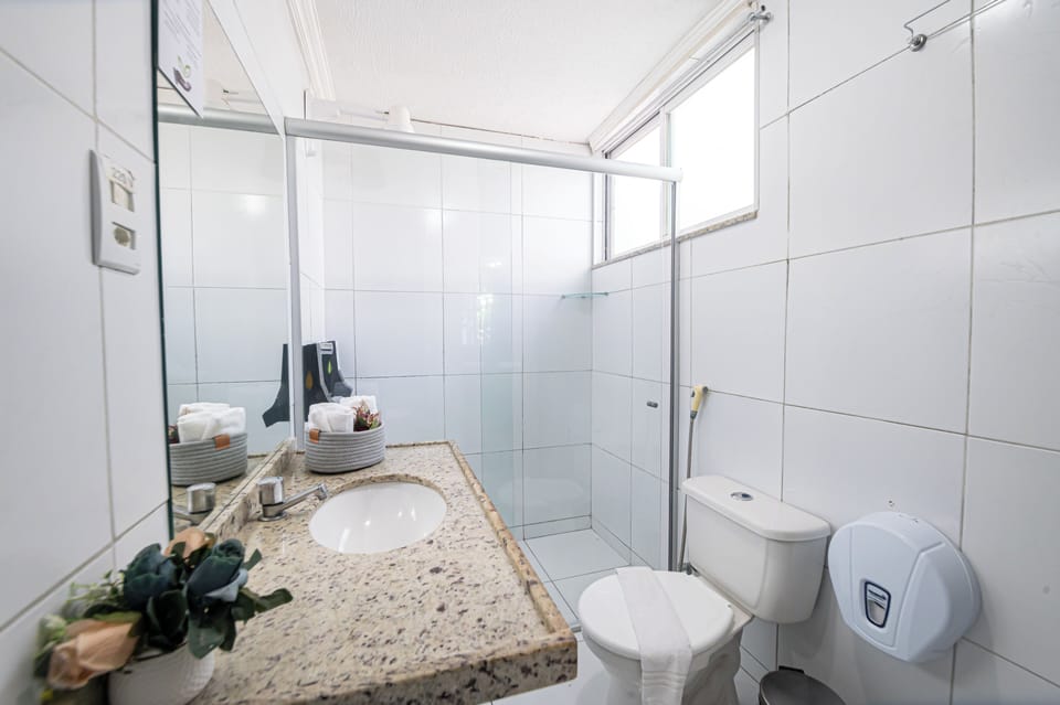 Superior Quadruple Room | Bathroom | Shower, rainfall showerhead, towels, soap