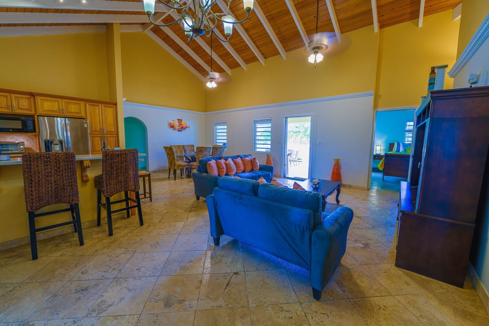 Open layout: Living Room, Kitchen & Dining Area - angle 2
