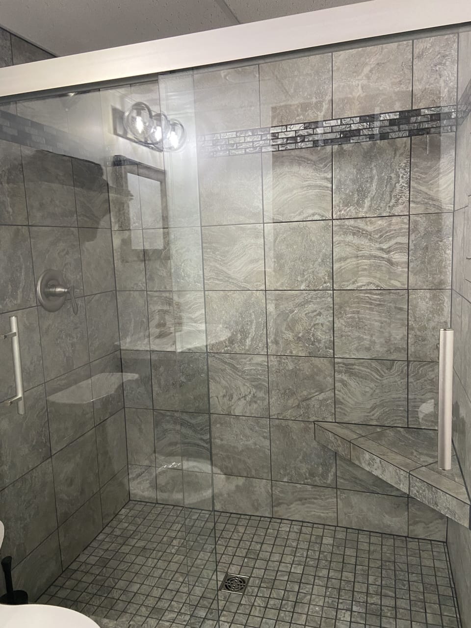 Basement Tile shower