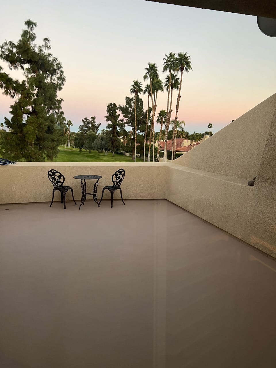 Master bedroom balcony