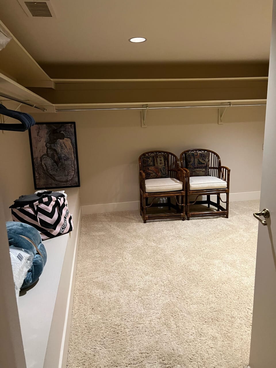 Master bedroom closet