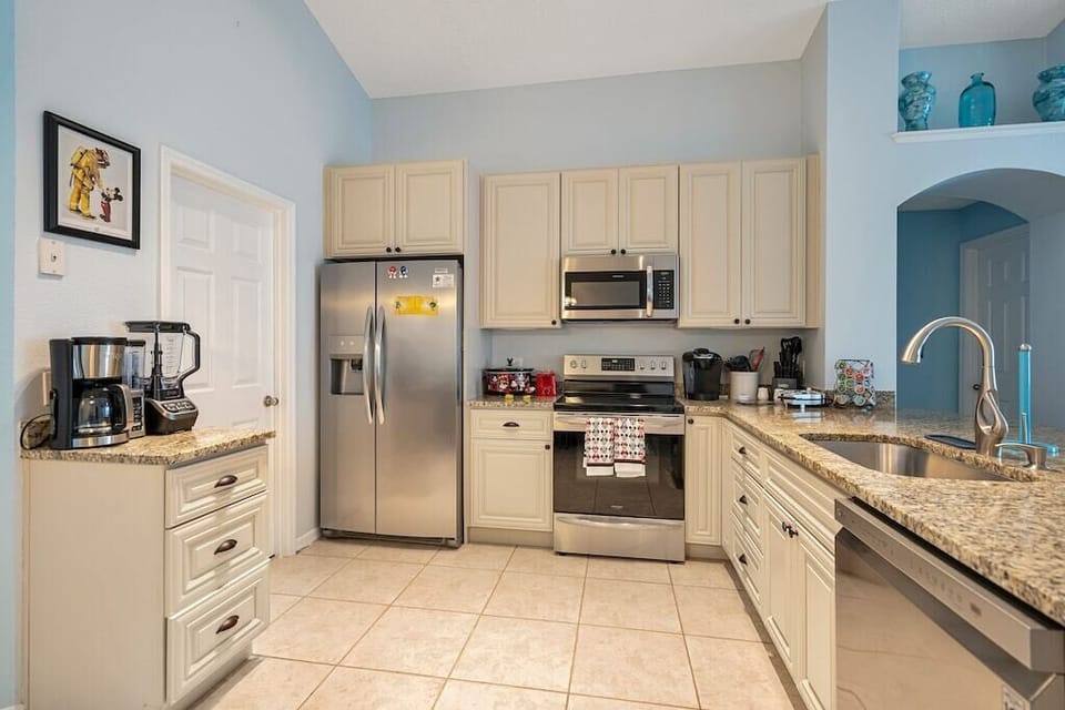 Updated kitchen Ninja blender, coffee pot, Mickey crock pot, toaster