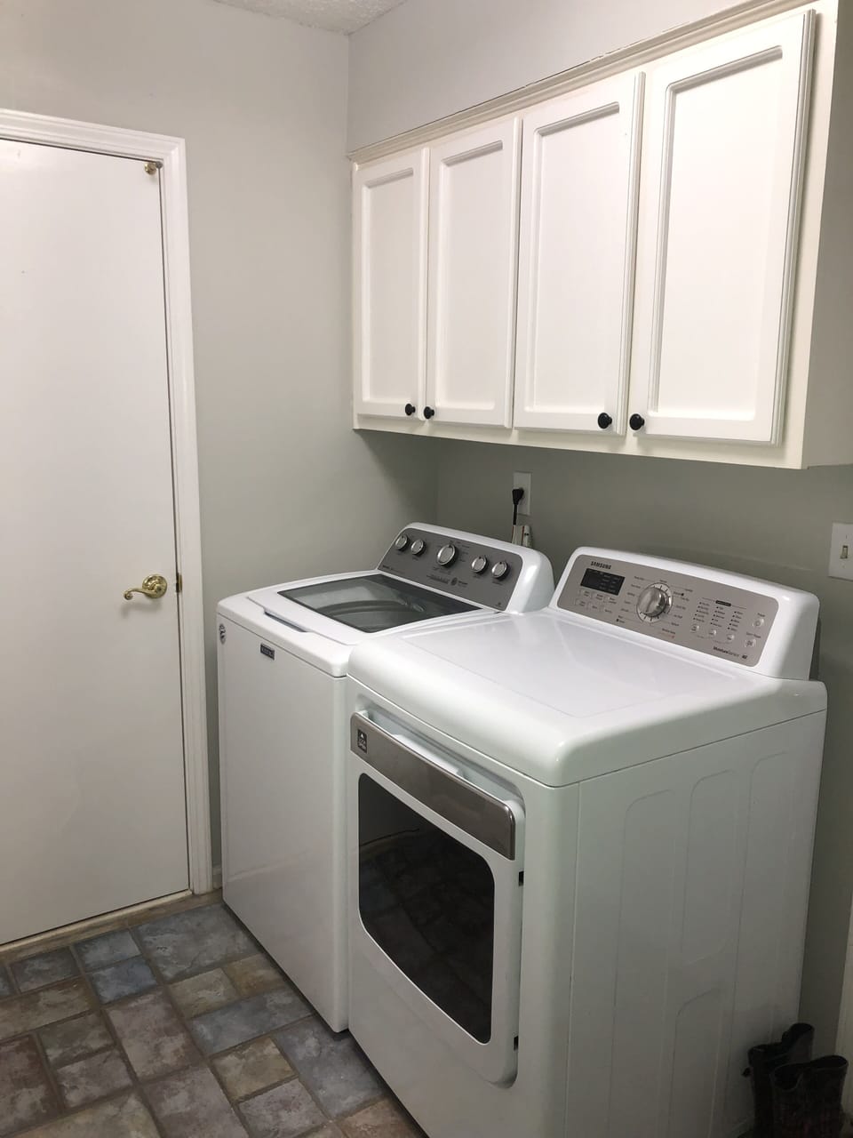 Washer and dryer for those dirty clothes 