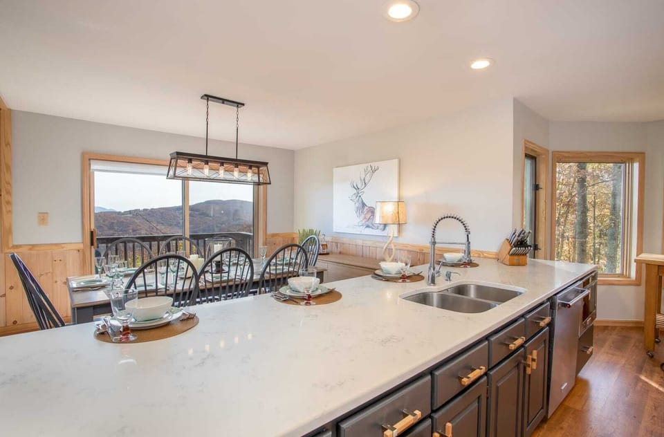 Views from Kitchen and Dining Area