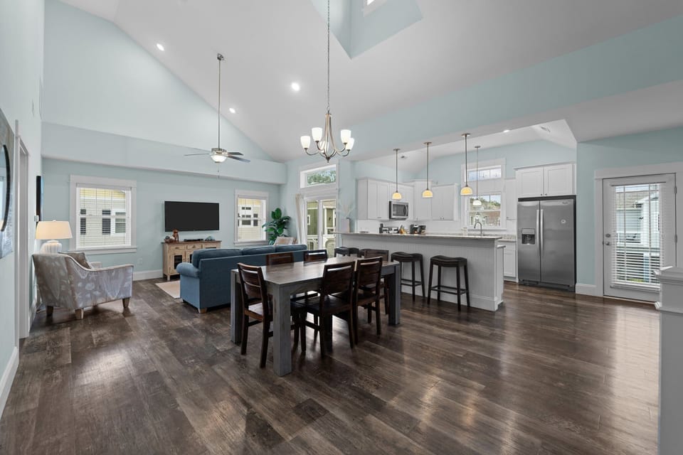 Dining Area in Great Room on Second Level