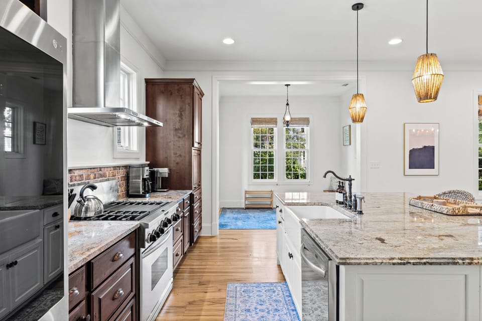 Fully-equipped kitchen.