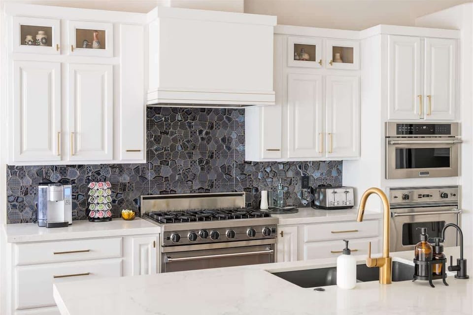 Updated with high-end appliances