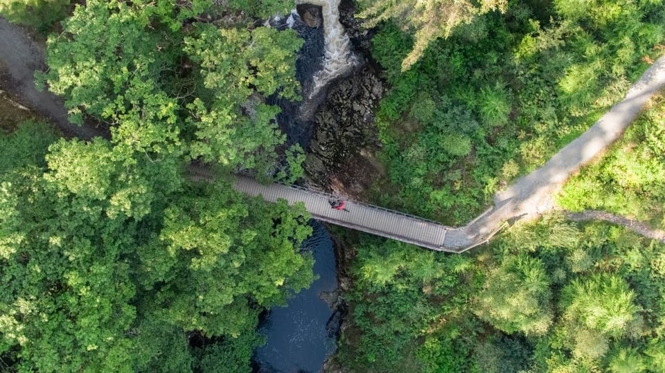 Coed y Brenin forest less than 15 minutes drive with biking, hiking and running 