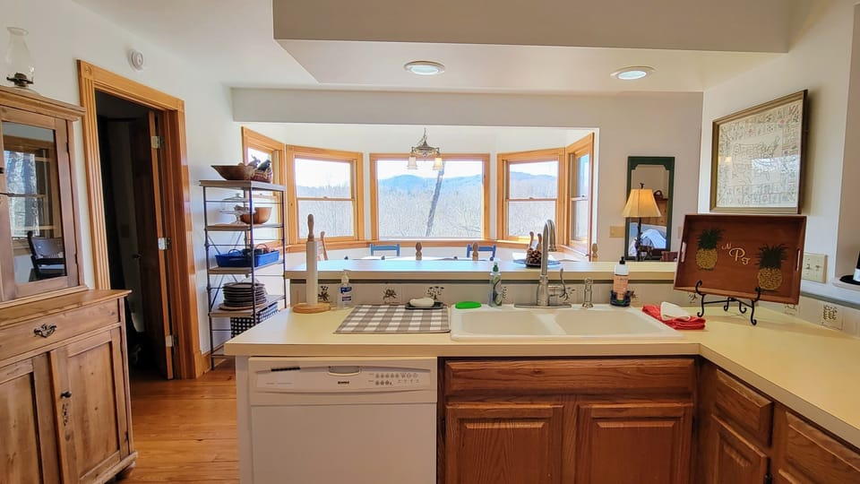 Kitchen overlooking Dining Area