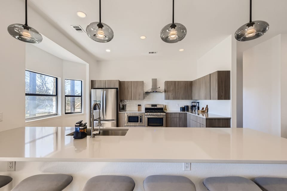 All new kitchen