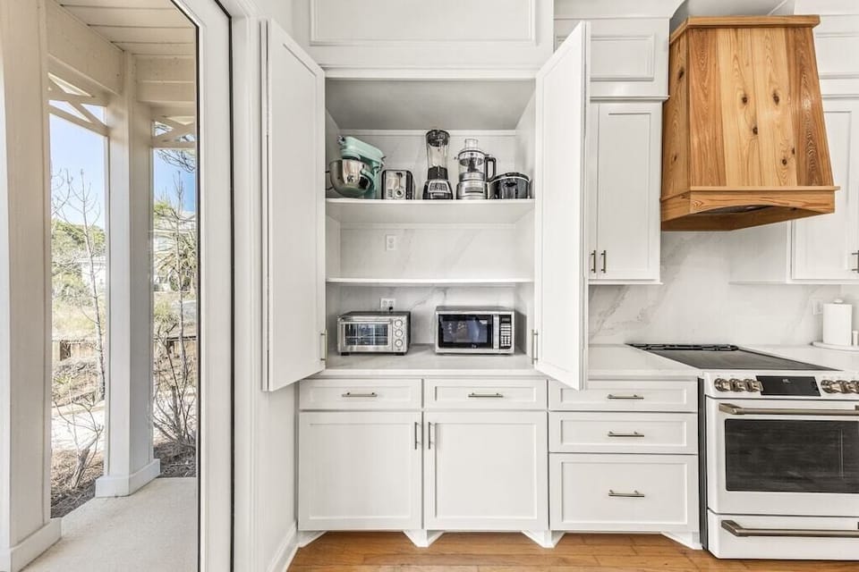 Kitchen Aid mixer, Cuisinart, toaster, crock pot, toaster oven and more