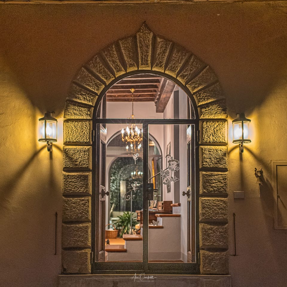 Ground floor front entrance, one of 6