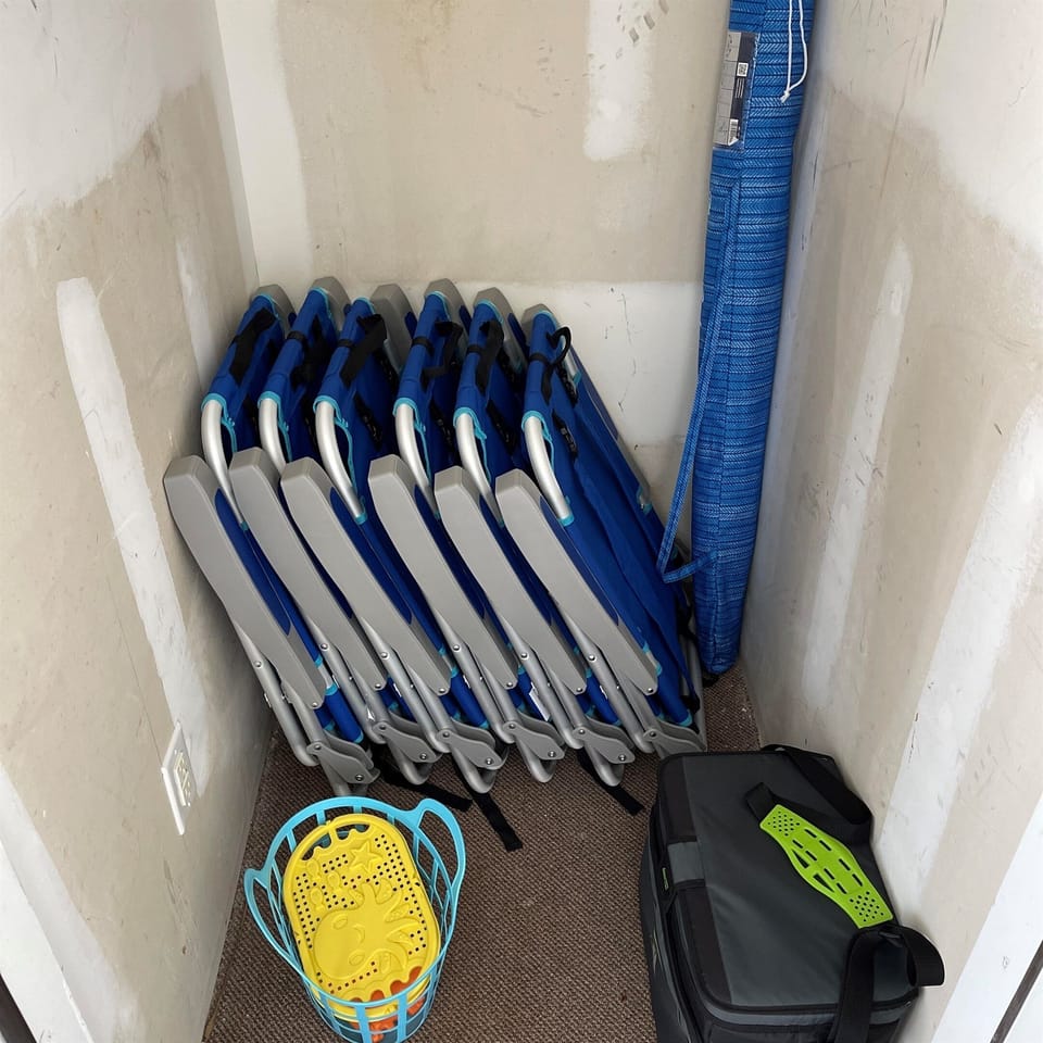 Beach gear ready to go!