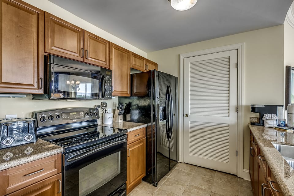 Kitchen with updated appliances