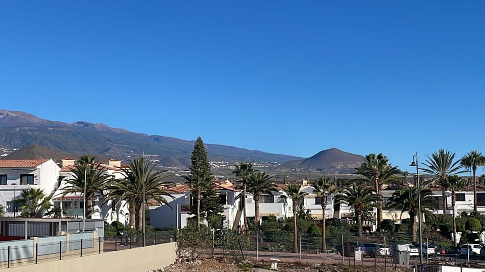 View from rear balcony across to San Miguel