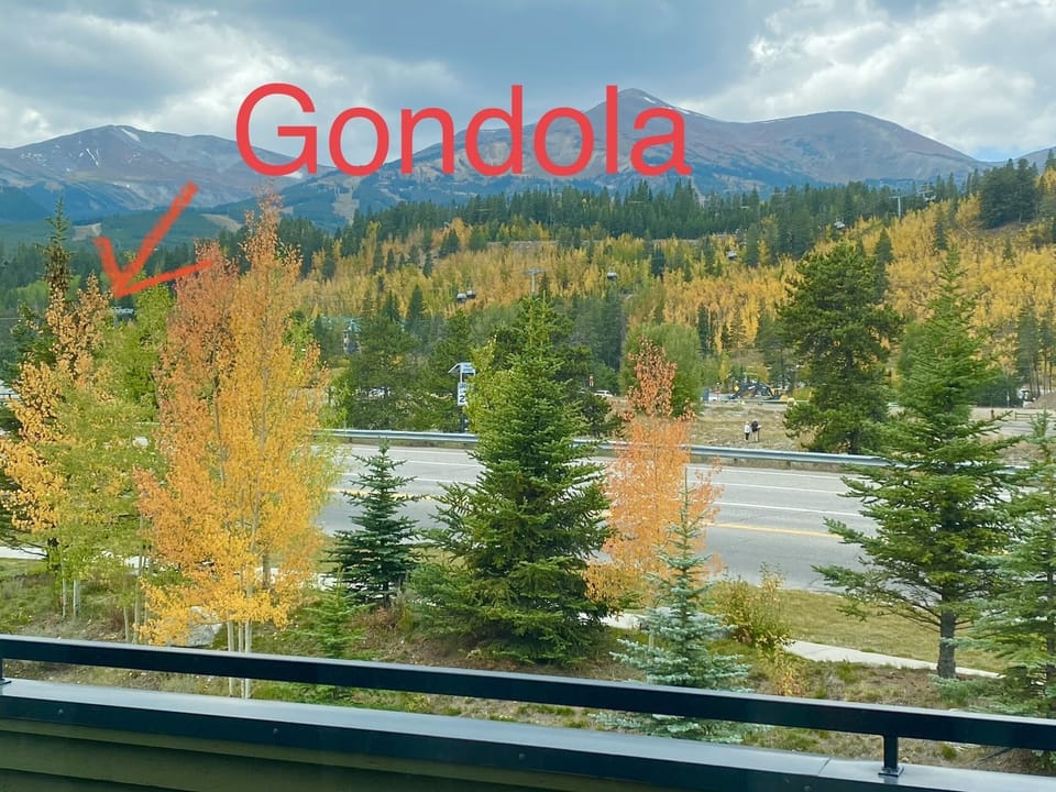 6 minute walk to Gondola which takes you to all the summer activities on Peak 8.