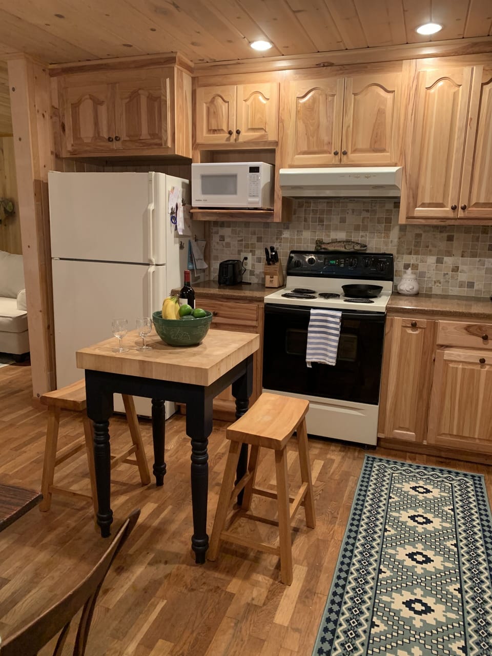 Fully stocked kitchen