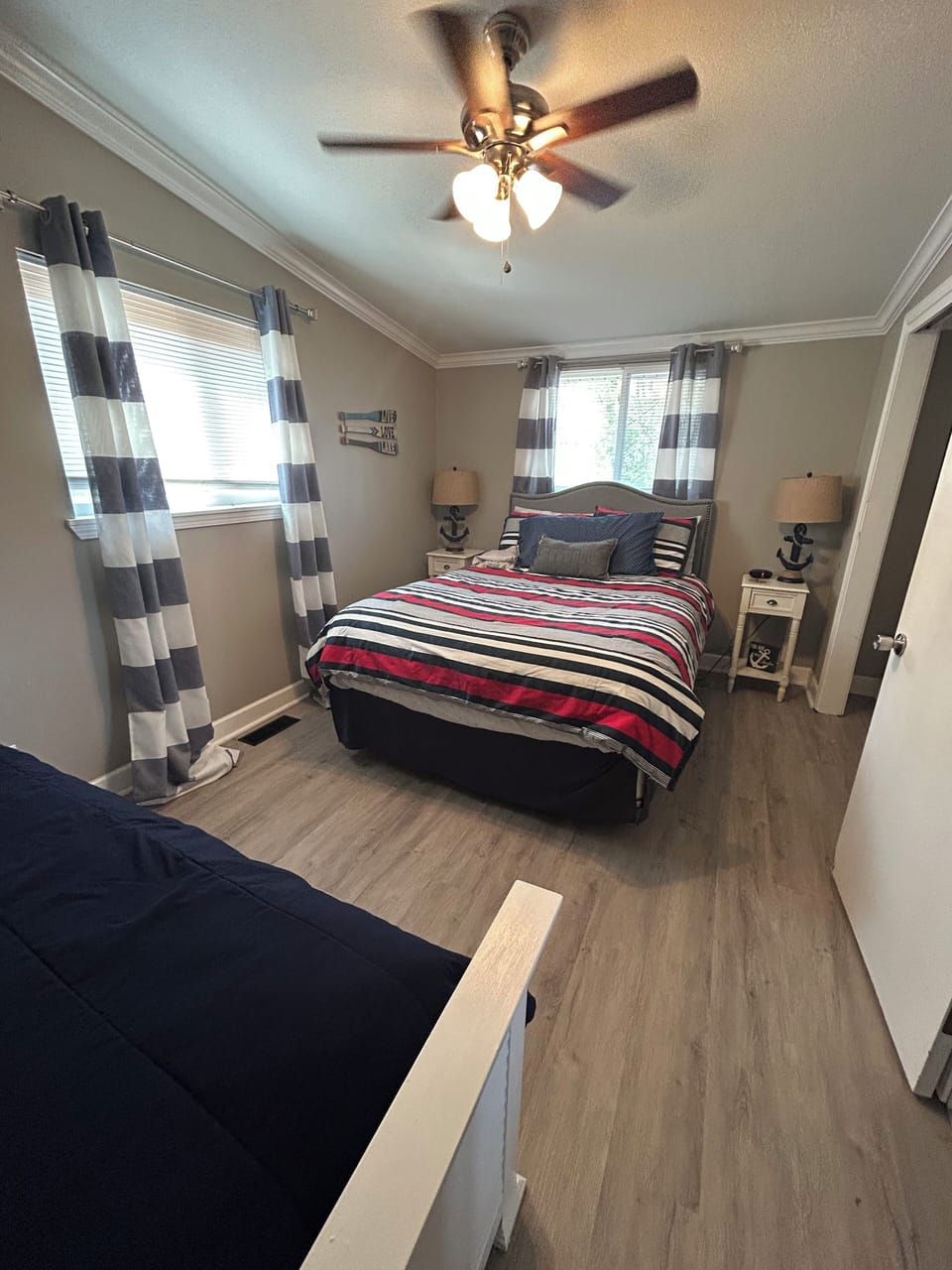 Bedroom 1 (Queen, twin, twin pullout trundle)