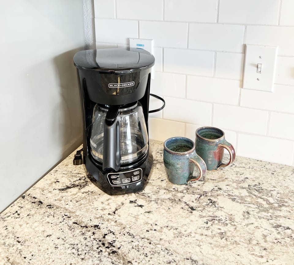 But first, coffee! 