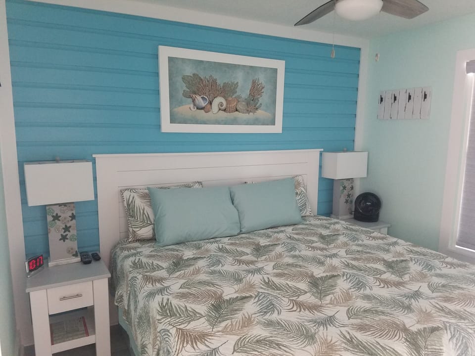 Bedroom with king bed
