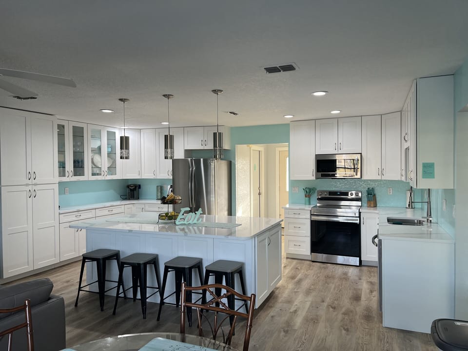 Fully stocked Kitchen with dishwasher